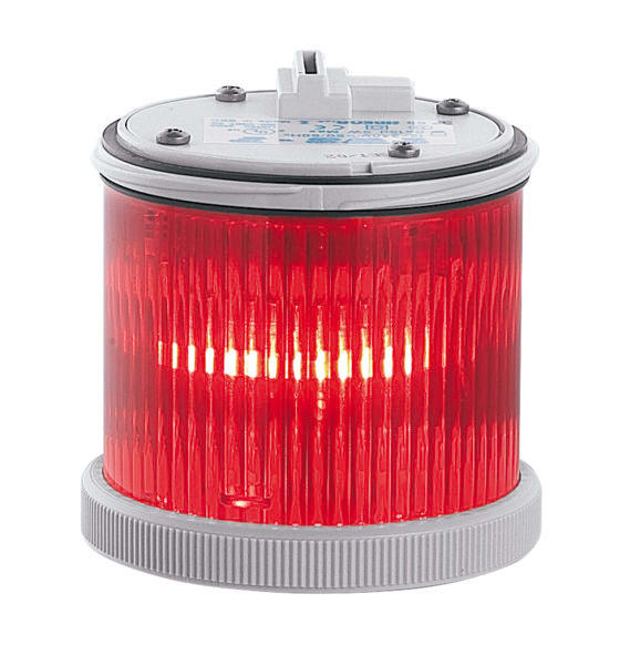 SIRENA - TWS X : élément lumineux rouge - xénon - flash - IP66 - V240AC - bague grise