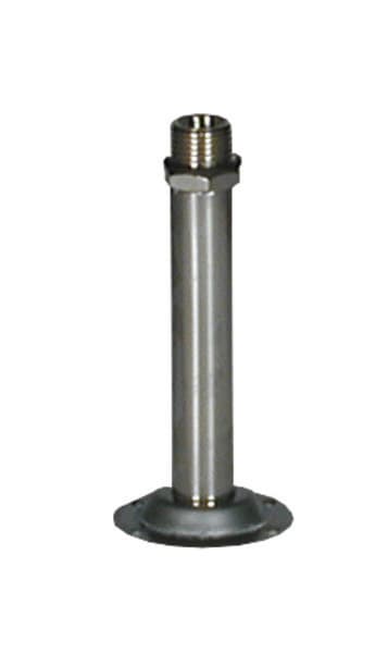 SIRENA - TWS KIT SS : pied de fixation avec prolongation grise en acier inoxydable 10cm