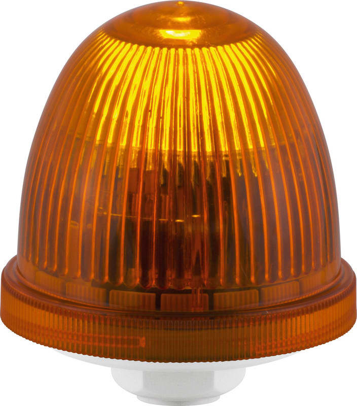SIRENA - OVOLUX X R orange, feu à éclats, feu au xénon, IP65, V24ACDC, base grise