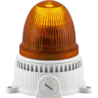 SIRENA - OVOLUX X M orange, feu à éclats, feu au xénon, IP65, V24ACDC, base grise