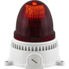 SIRENA - OVOLUX X M rouge, feu à éclats, feu au xénon, IP65, V24ACDC, base grise