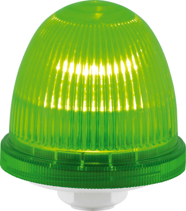 SIRENA - OVULUX FLASH R, clignotant, ampoule incandescence, IP65, V24/240AC, base grise