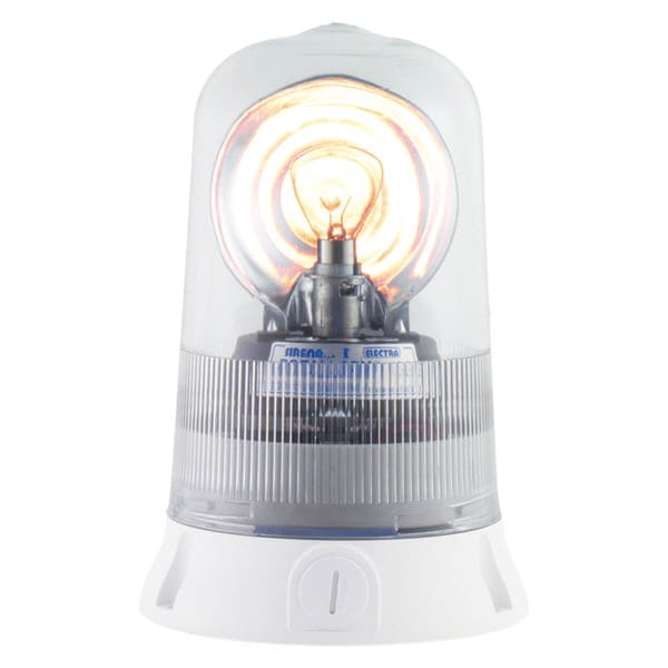 SIRENA - ROTALLARM S feu ampoule incandescence lumière tournante IP65 V240AC base grise