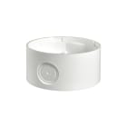 SIRENA - MLINE : Base haute montage à plat blanc câblage latérale V40/80ACDC