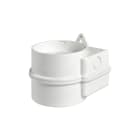 SIRENA - MLINE : Base murale blanc installation de 2 dispositifs MLINE : V12/24 ACDC