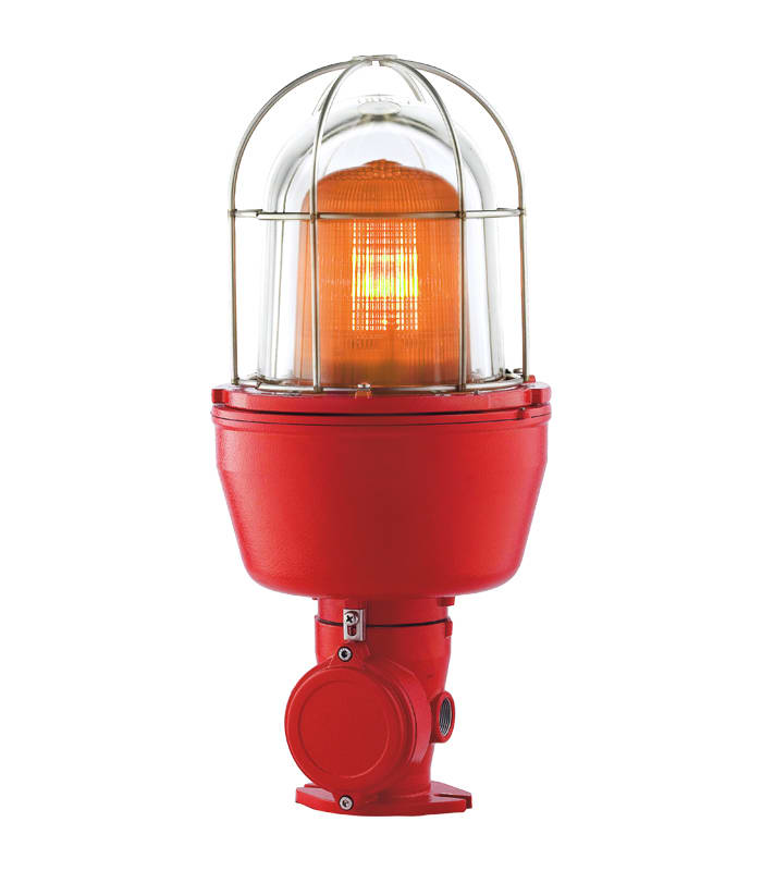SIRENA - Feu avec ampoule halogène orange, zone 1/2/21/22, IP66, lumière clignotante
