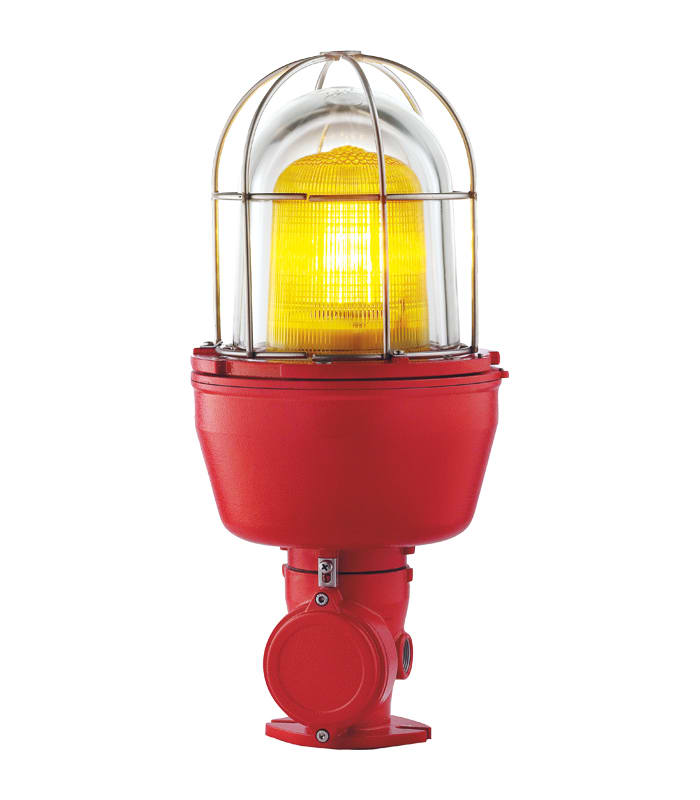 SIRENA - Feu avec ampoule à incandescence jaune, zone 1/2/21/22, IP66, lumière fixe