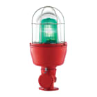 SIRENA - Feu avec ampoule à incandescence vert, zone 1/2/21/22, IP66, lumière fixe