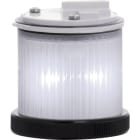 SIRENA - MINITWS LED : élément lumineux blanc - fixe/flash - lentille colorée - 240VAC