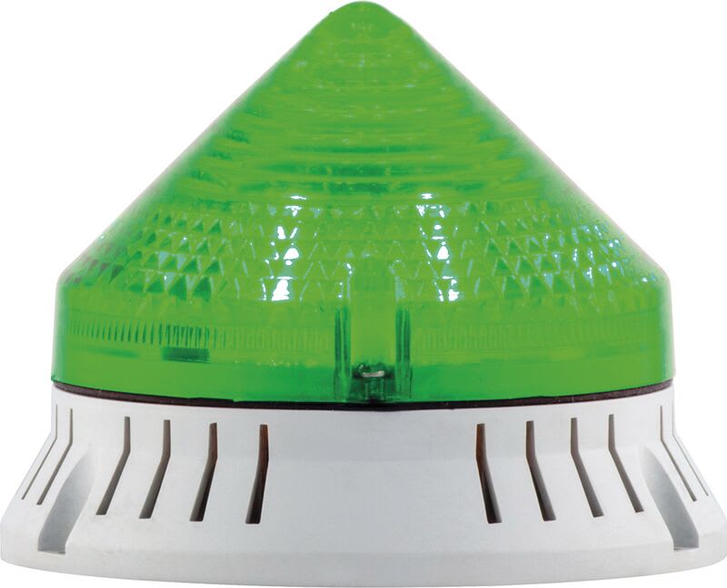 SIRENA - CTL900 LED Acoustique fixe/clignotant son continu/pulsé 72db IP30   diam 90mm