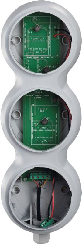 SIRENA - TLINE : corps pour feu de signalisation 3 modules 12/24VACDC