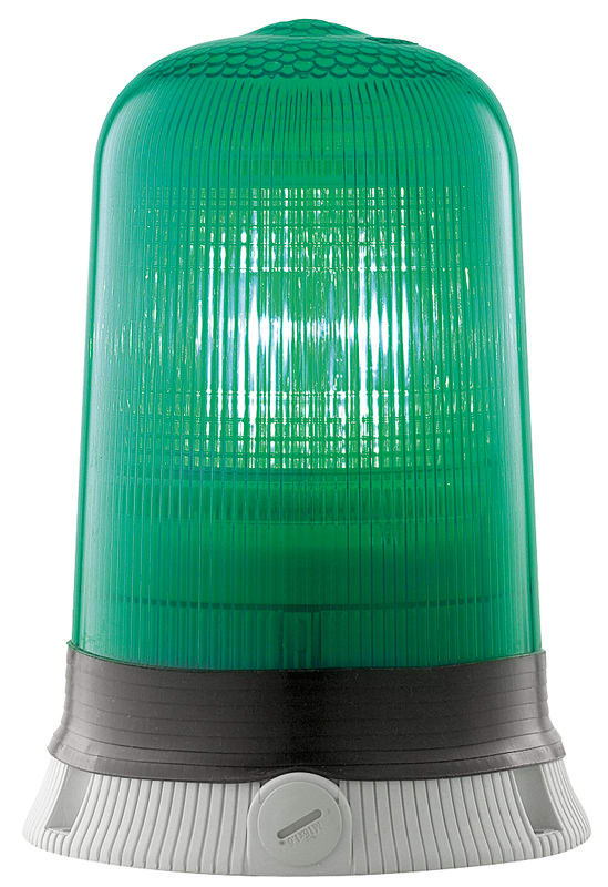 SIRENA - ROTALLARM S XENON vert, feu à éclats, feu au xénon, IP65, V240AC, base grise