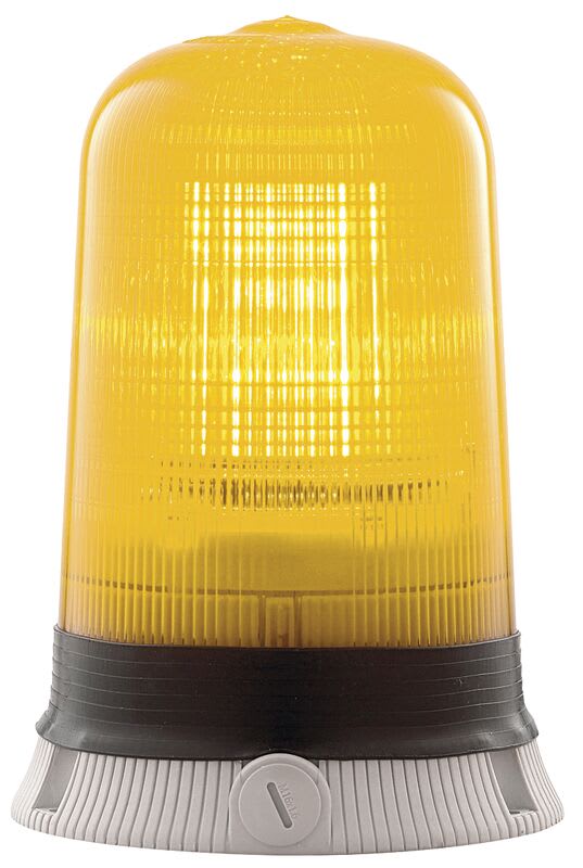 SIRENA - ROTALLARM S XENON jaune, feu à éclats, feu au xénon, IP65, V240AC, base grise