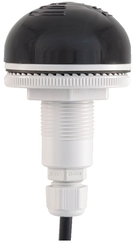 SIRENA - buzzer encastrable P50 A 92dB IP65 noir 12/24VCACC miltifonction P-E M12