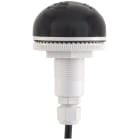 SIRENA - buzzer encastrable P50 A 92dB IP65 noir 12/24VCACC miltifonction P-E M12