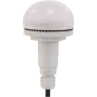 SIRENA - buzzer lumineux encastrable P50 A LED 92dB blanc 12/24VCACC IP65 P-E M12