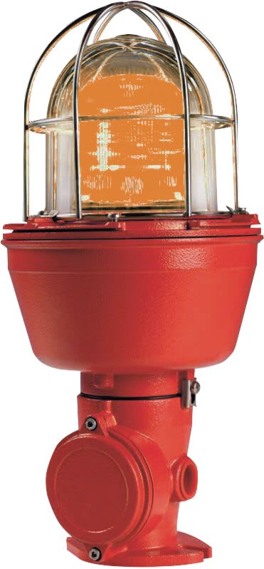 SIRENA - SLR S: feu flash orange antidéflagrant zone 1,2,21,22 V12/24ACDC