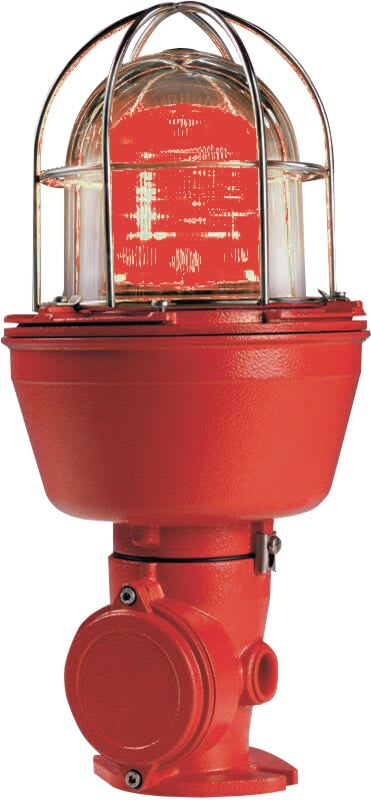 SIRENA - SLR S: feu flash rouge antidéflagrant zone 1,2,21,22 90/240VAC