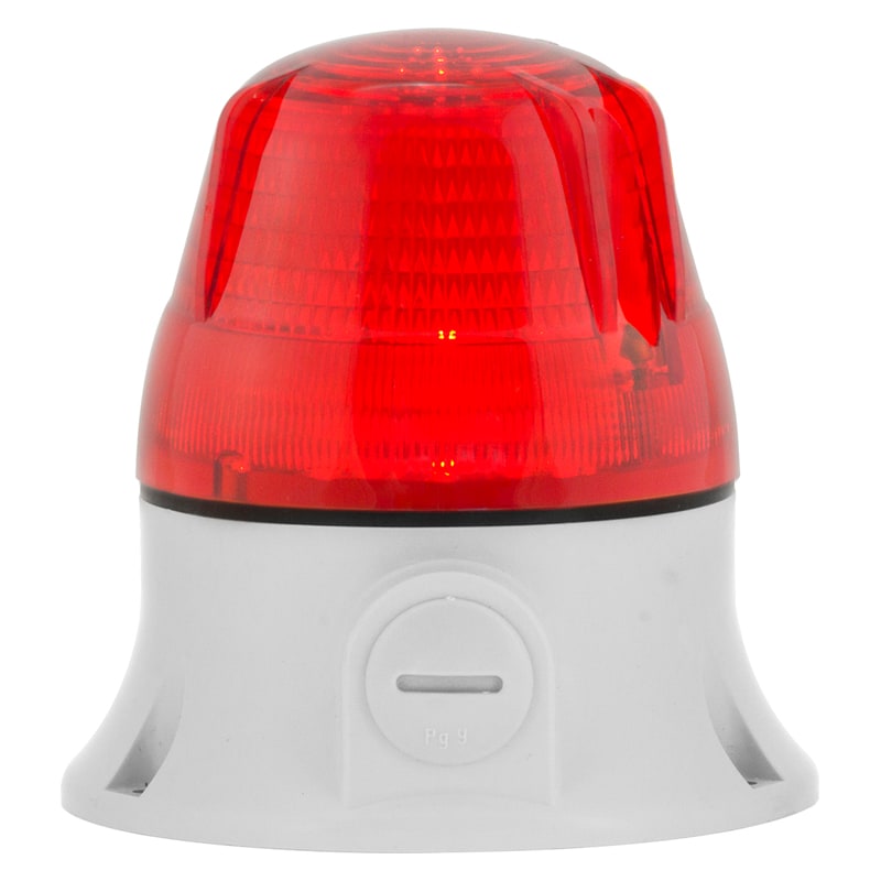 SIRENA - MICROLAMP STY pour signalisation machine feu fixe IP54 V12/240ACDC base grise