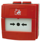 SIRENA - Thermoplastique rouge, pictogramme universel européen, IP66