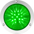 SIRENA - R4 LED, signalisation priorité, lumière fixe, IP66, V24ACDC, base chromée
