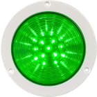 SIRENA - R4 LED, signalisation priorité, lumière fixe, IP66, V24ACDC, base blanche