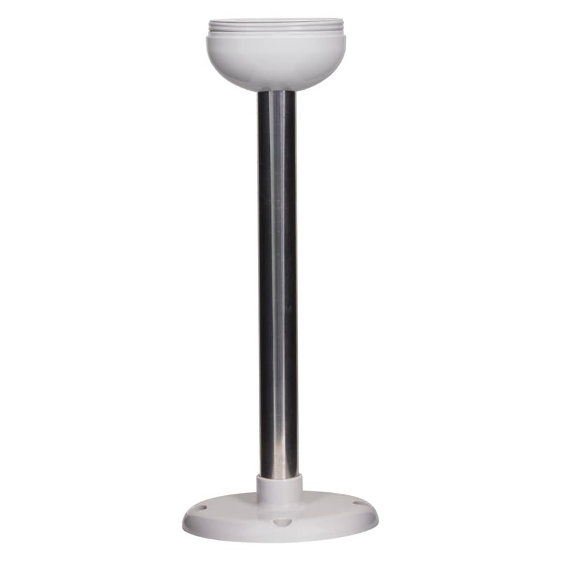 SIRENA - ELYPS : pied de fixation avec rallonge en acier inoxydable 40 cm - gris