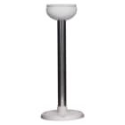 SIRENA - ELYPS : pied de fixation avec rallonge en acier inoxydable 40 cm - gris