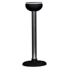 SIRENA - ELYPS : pied de fixation avec rallonge en acier inoxydable 40 cm - noir