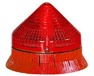 SIRENA - CTL900 Acoustique fixe/clignonant son continu/pulsé 72db IP30 V240AC diam 90mm