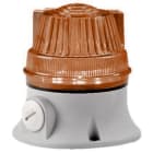 SIRENA - Microlamp LED : balise LED - fixe/clignotant - orange - IP54 - 12/24vacdc