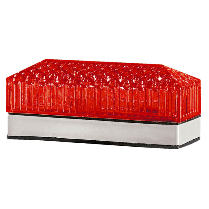 SIRENA - 85 LED S STY/FLASH feu linéaire compact fixe/clignotant IP54 V24ACDC base grise