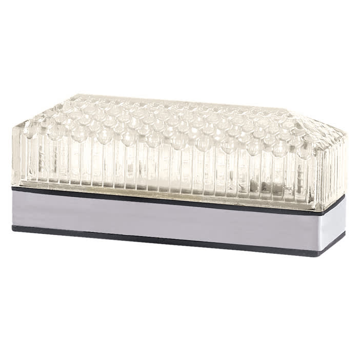 SIRENA - 85 LED S STY/FLASH feu linéaire compact fixe/clignotant IP54 V240AC base grise