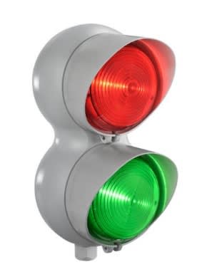 SIRENA - TLINE : feu de signalisation bicolore rouge/vert IP66 120/240VAC