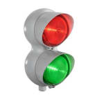 SIRENA - TLINE : feu de signalisation bicolore rouge/vert IP66 120/240VAC