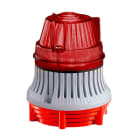 SIRENA - Microlamp : balise fixe/clignotant son continu/pulsé 75db IP30 base grise