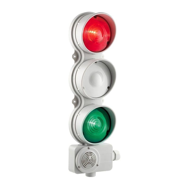 SIRENA - Feu de signalisation bicolore avec buzzer: SMFR 9.2 LD16Q A 240VAC