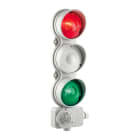 SIRENA - Feu de signalisation bicolore avec buzzer: SMFR 9.2 LD16Q A V12 DC