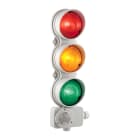 SIRENA - Feu de signalisation tricolore avec buzzer: SMFR 9.3 LD16Q A V24 DC