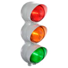 SIRENA - TLINE : feu de signalisation tricolore rouge/orange/vert IP66 12/24VACDC