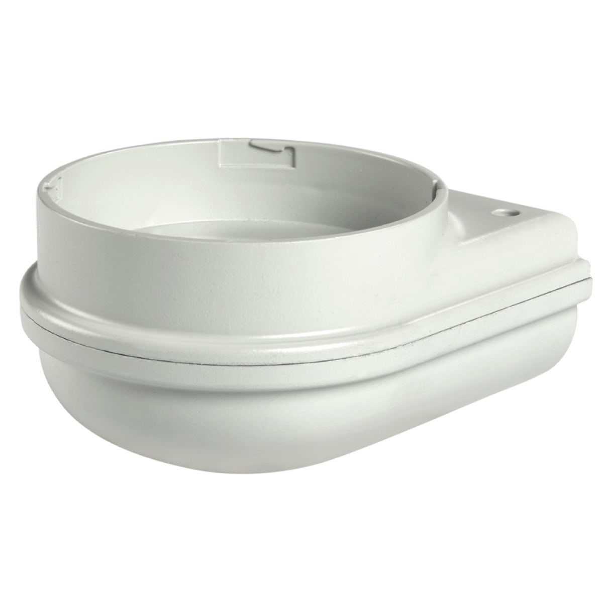 SIRENA - MLINE : Base murale gris câblage par le dessous et par l'arrière V12/24 ACDC