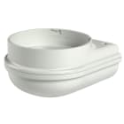 SIRENA - MLINE : Base murale gris câblage par le dessous et par l'arrière V120/240 AC