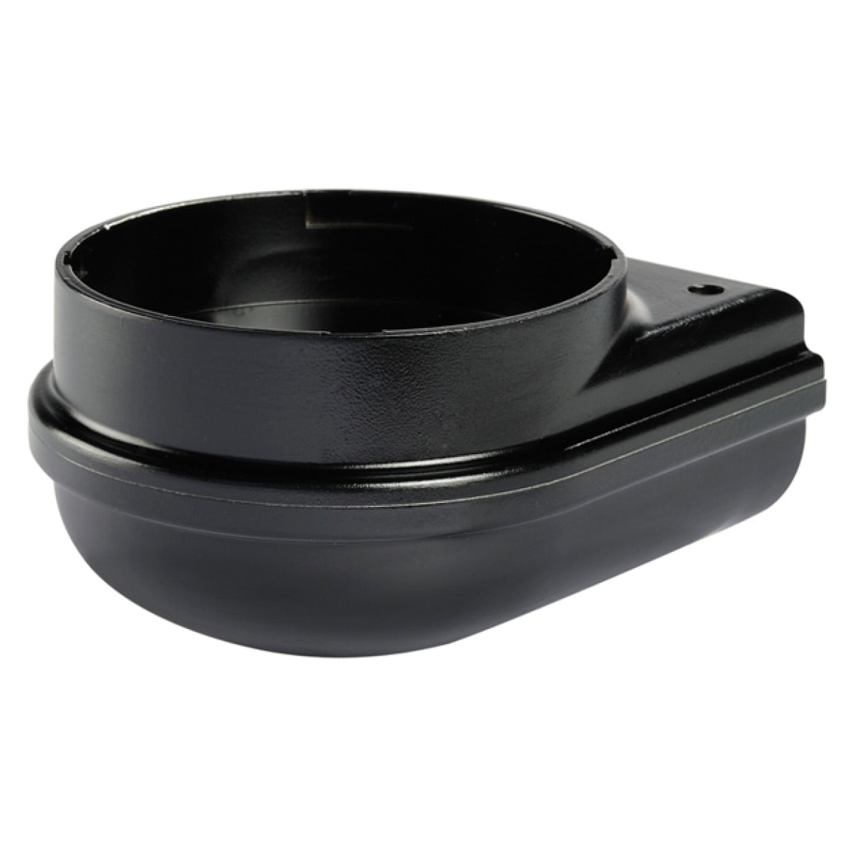 SIRENA - MLINE : Base murale noir câblage par le dessous et par l'arrière V120/240 AC