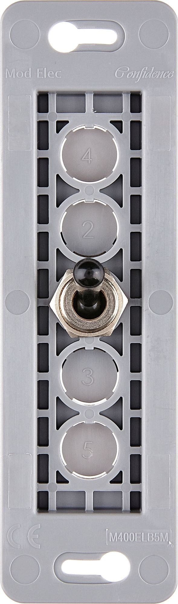MODELEC - Mécanisme Renforce Etroit Long Noir 1 Poussoir