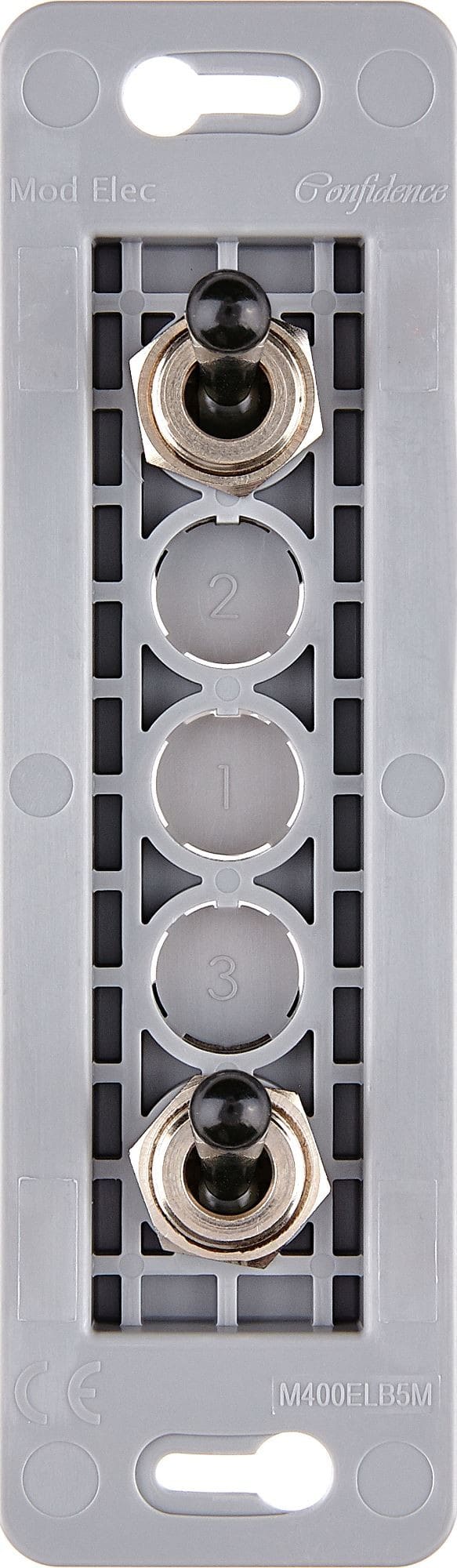 MODELEC - Mécanisme Renforce Etroit Long Noir 2 Poussoirs X