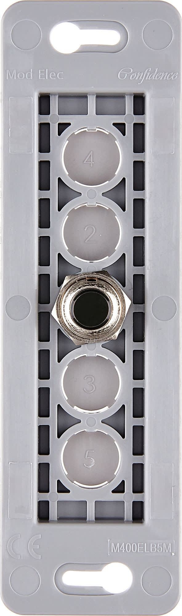 MODELEC - Mécanisme Renforce Etroit Long Noir 1 Poussoir Push Ø8