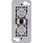 MODELEC - Mécanisme renforcé pour façade étroite Noir 1 Bouton Push Ø8