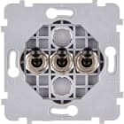 MODELEC - Mécanisme Renforce Simple Noir 1 Va Et Vient + 2 Poussoirs