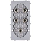 MODELEC - Mécanisme Renforce Noir Double Verticale 5 Poussoirs Push