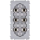 MODELEC - Mécanisme Renforce Noir Double Verticale 6 Poussoirs Push